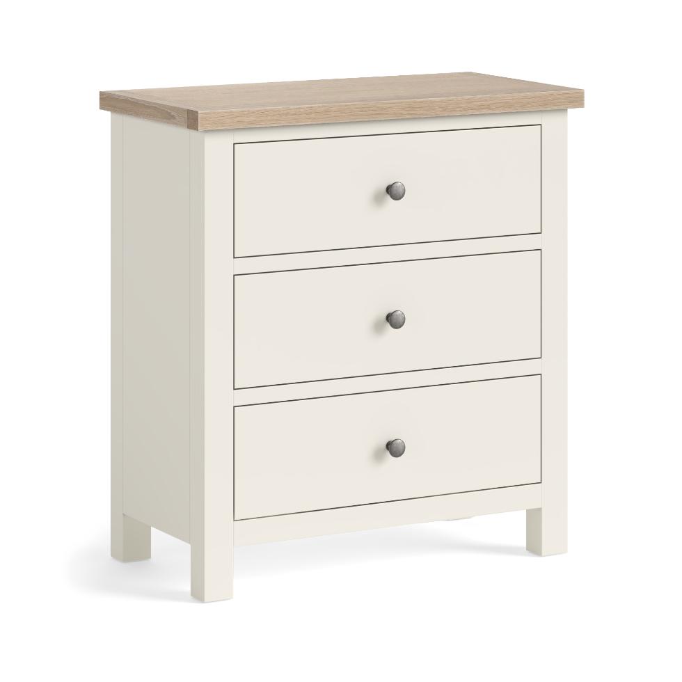 Modern Country - 3 Drawer Chest Coconut - Main Image