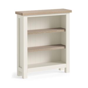 Bella Oak – Low Bookcase Coconut