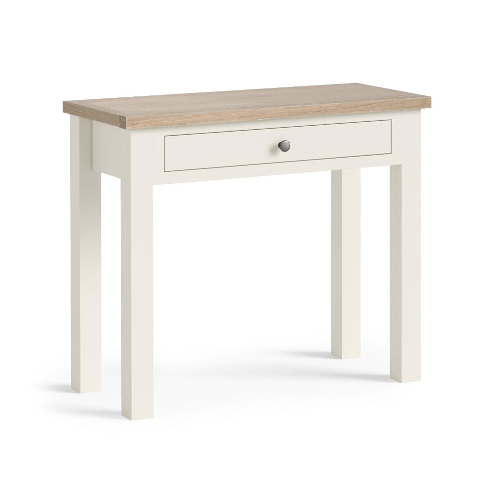Modern Country - Single Drawer Desk Coconut - Main Image
