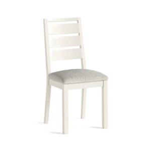 Bella Oak – Dining Chair Coconut (Bouncle White)