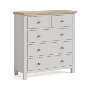Bella Oak – Chest 2 Over 3 Light Grey