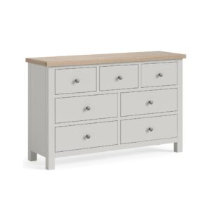 Bella Oak – Chest 3 Over 4 Light Grey