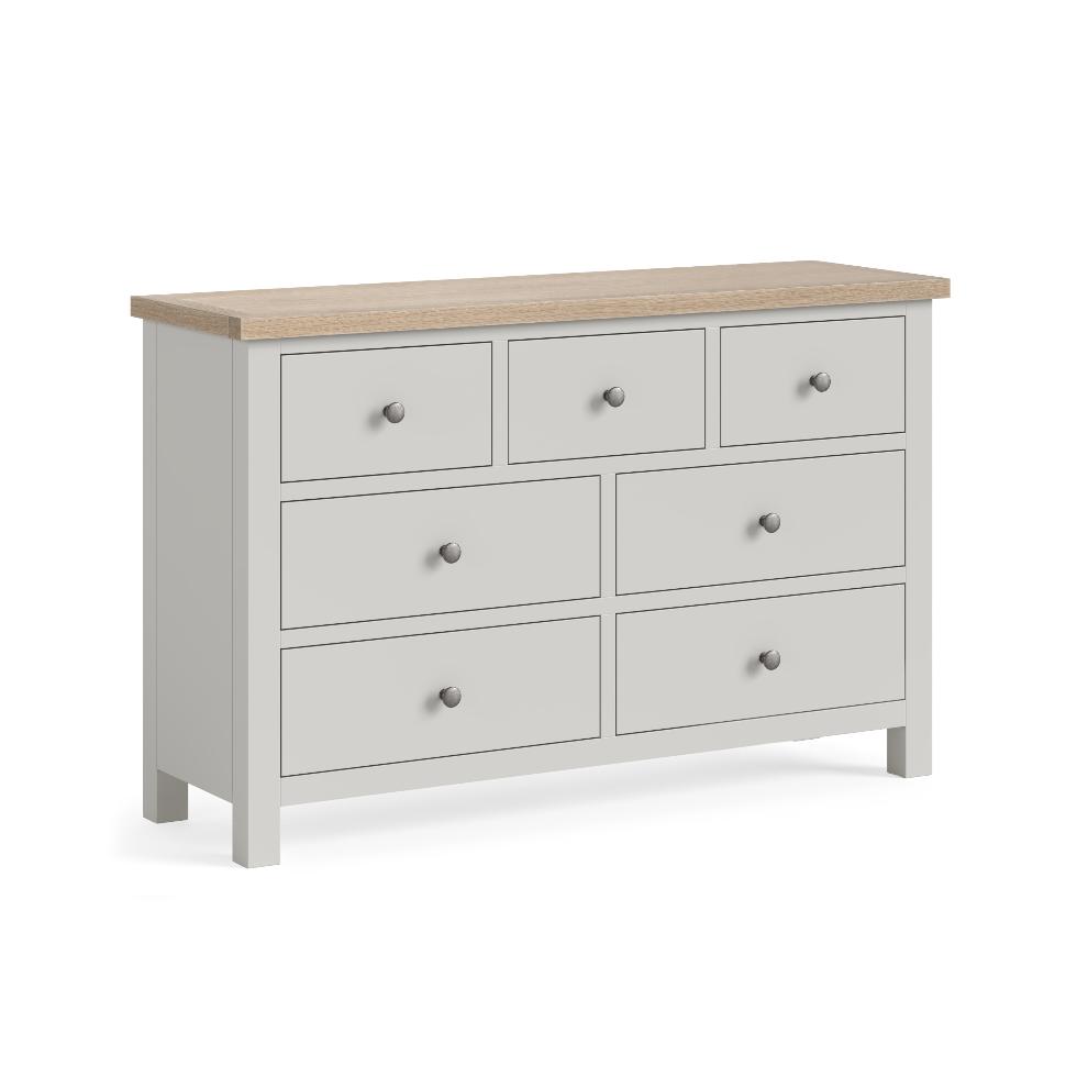 Modern Country - Chest 3 Over 4 Light Grey - Main Image