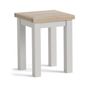 Bella Oak – Lamp Table Light Grey