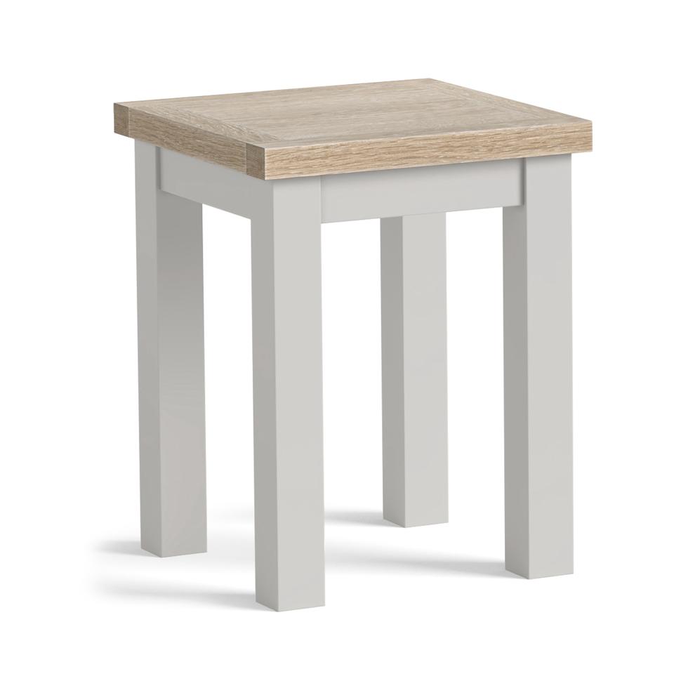 Modern Country - Lamp Table Light Grey - Main Image