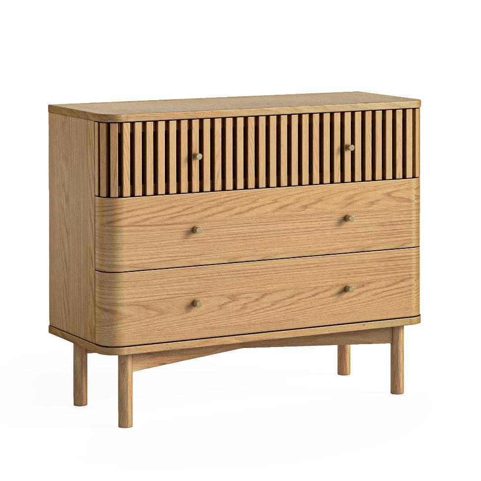 Soho - Chest 3 Drawer Natural - Main Image