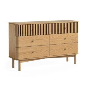 Honiton – Chest 6 Drawer Natural