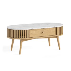 Honiton – Oval Coffee Table Natural