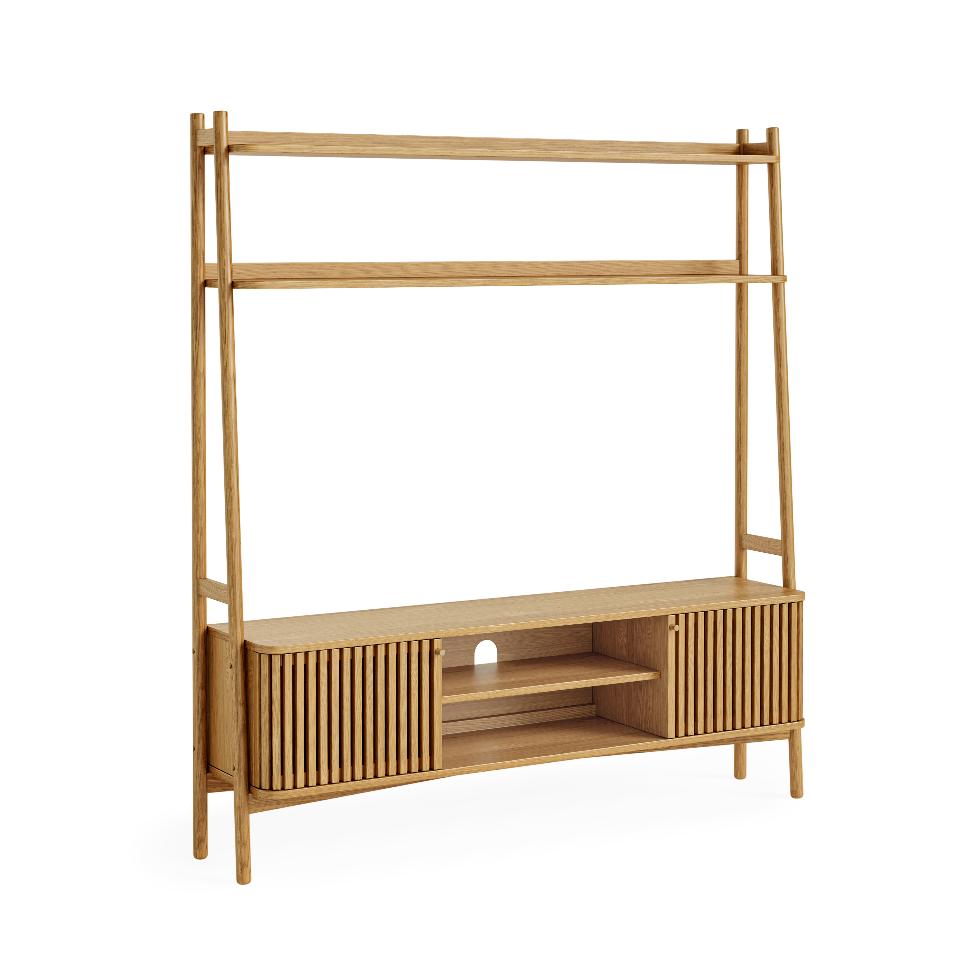 Soho - Large Media Display Cabinet Natural - Main Image