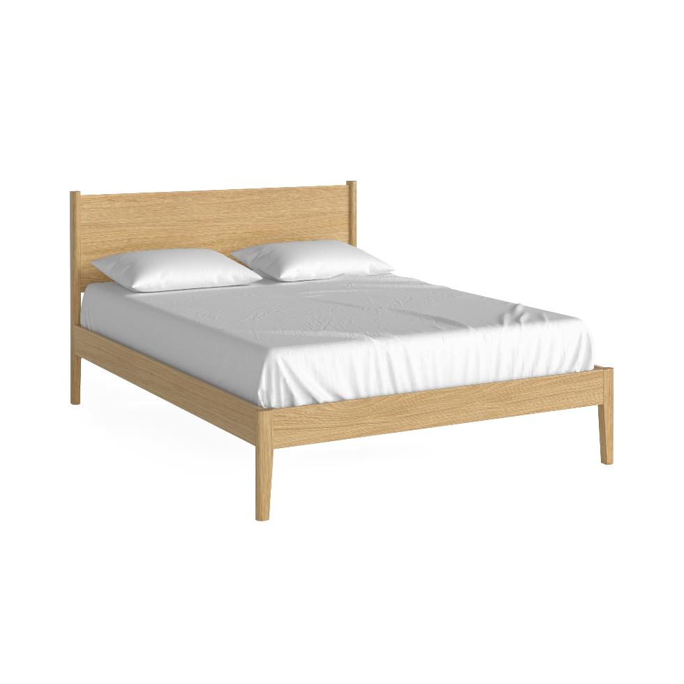 Paris - 5' Bed Panelled Natural Oak - Main Image