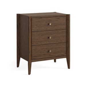 Farnborough – 3 Drawer Bedside Brown
