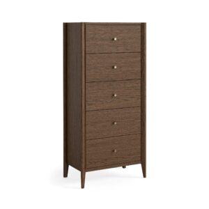Farnborough – 5 Drawers Tall Boy Brown