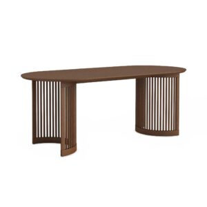 Honiton – Oval Dining Table 2000 X 900 Brown