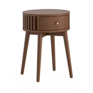Honiton – Round Side Table – V3 Brown