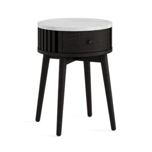Honiton – Round Side Table Black
