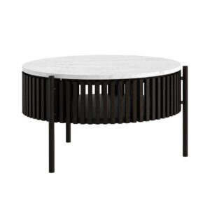 Honiton – Story Coffee Table With Door Black