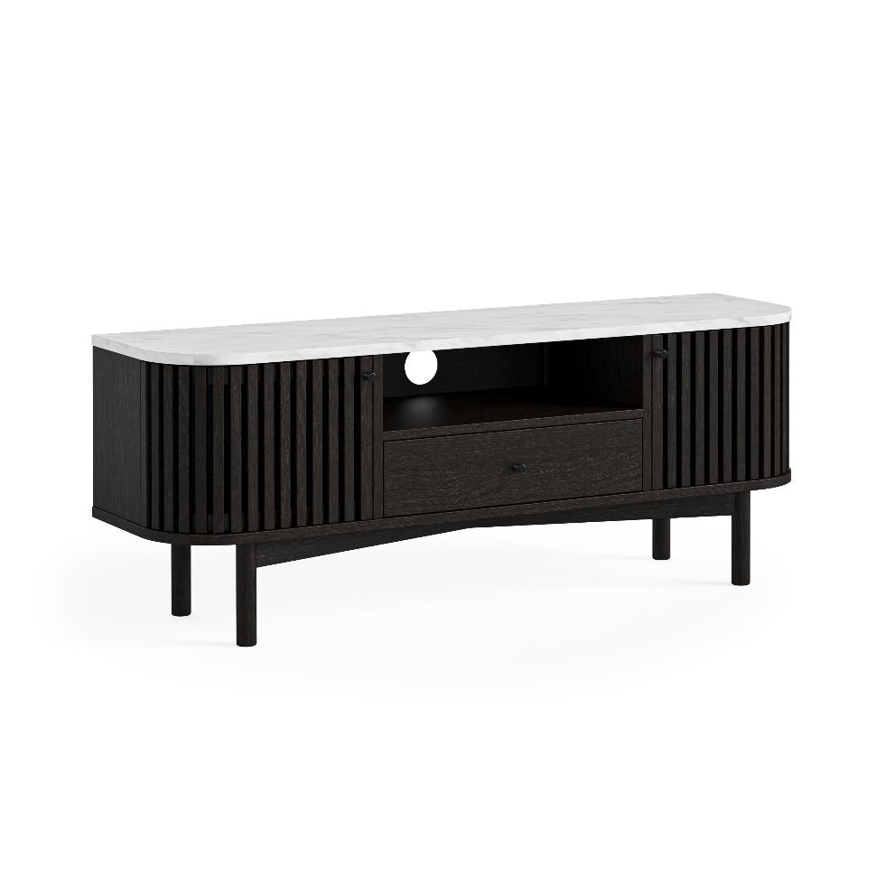 Soho Marble Top - Small Media Unit Black - Main Image