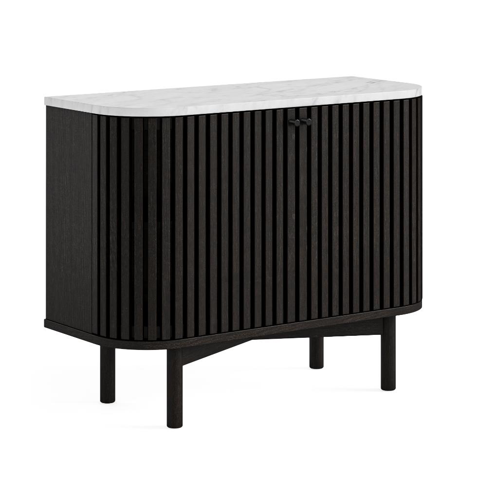 Soho Marble Top - Small Sideboard Black - Main Image