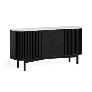 Honiton – Sideboard With Drawers Black
