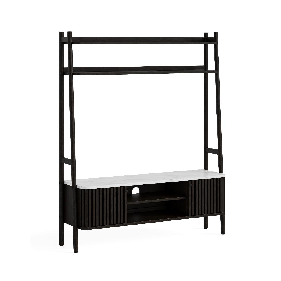 Soho Marble Top - Small Display Media Unit Black - Main Image