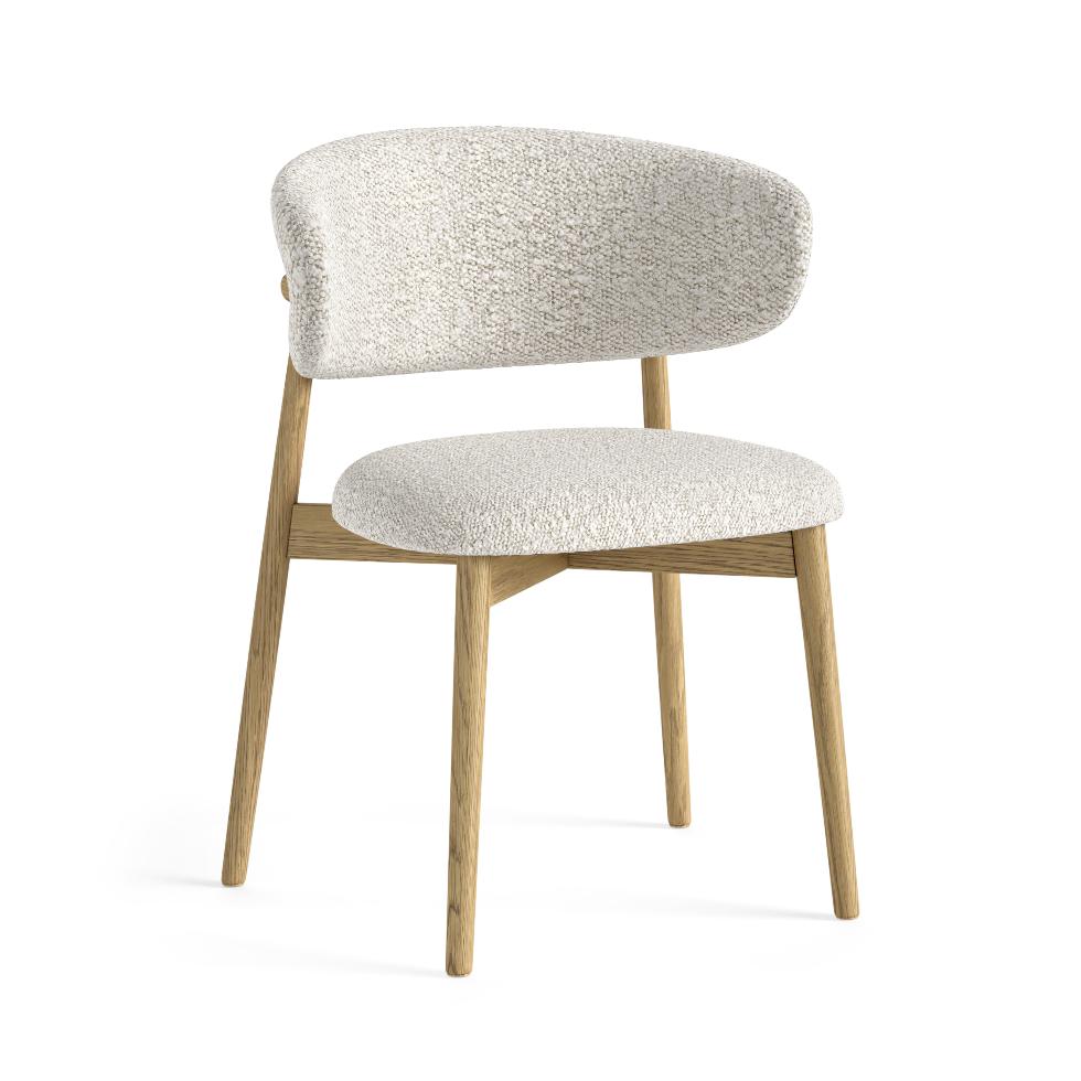 China Chair - Xavier Chair White Boucle - Main Image