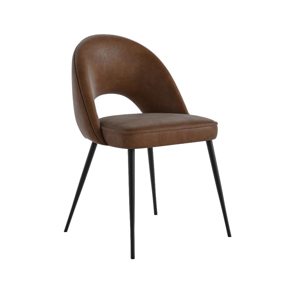China Chair - Quinn Chair - Brown Pu - Main Image