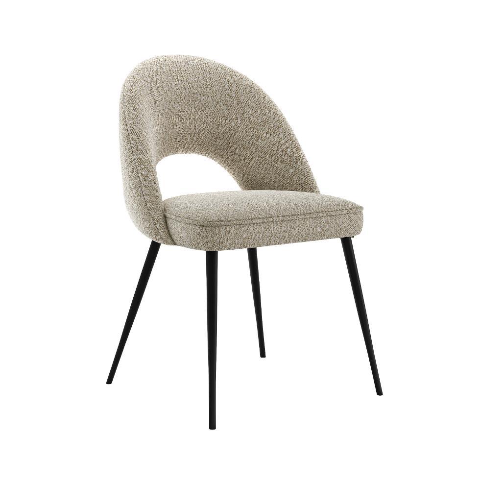 China Chair - Quinn Chair - Oatmeal Boucle - Main Image