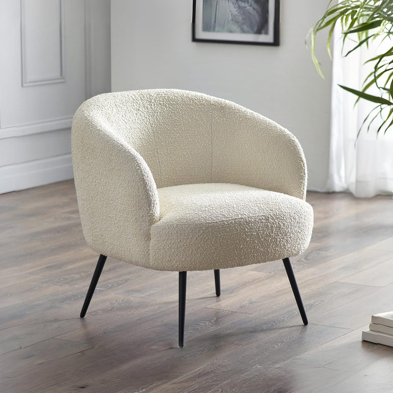 Gigi Boucle Accent Chair - Main Image