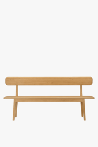 Trogir Living Range Dining Bench with Backrest