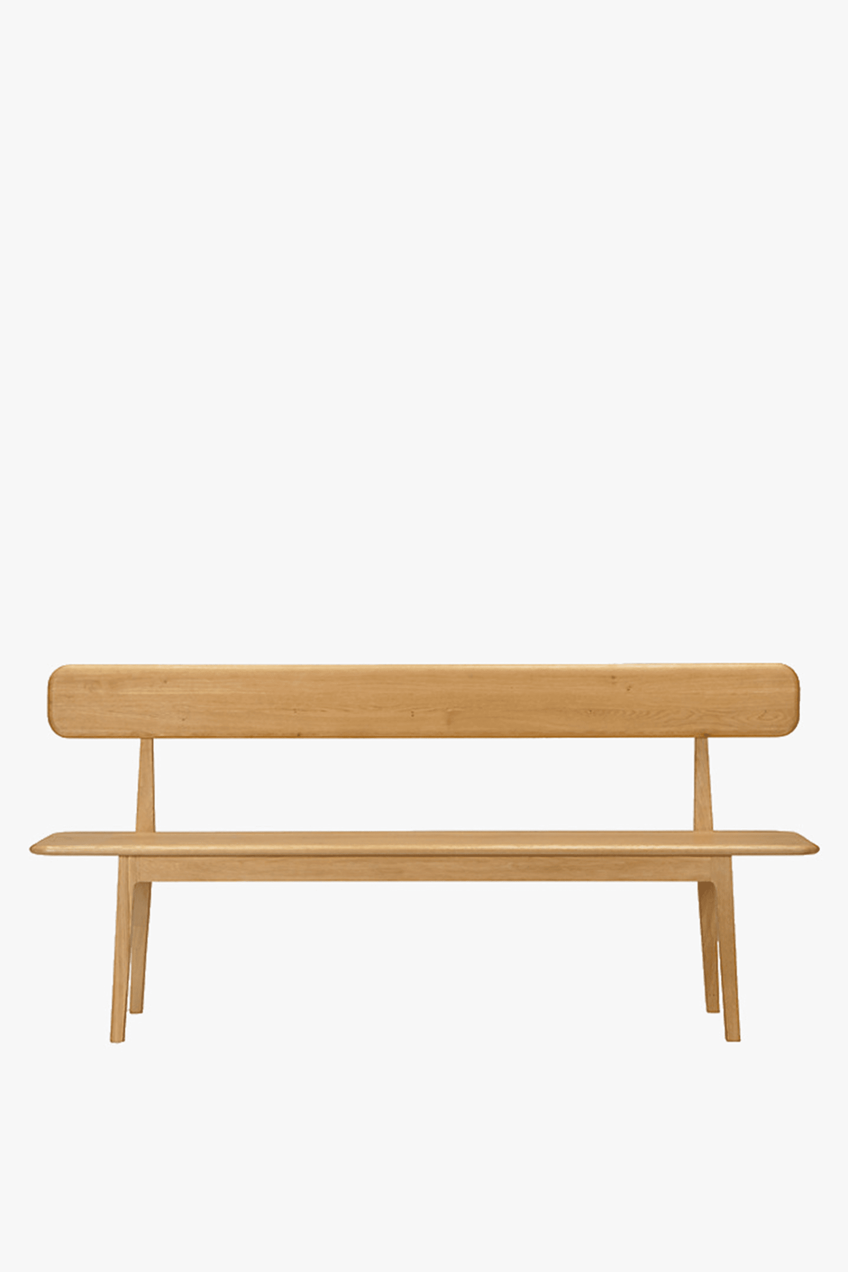 Hudson Living Range Dining Bench with Backrest - Main Image