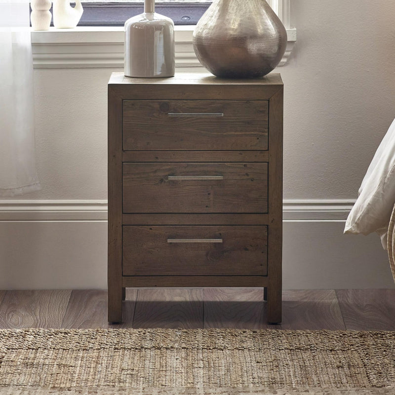 Heritage 3 Drawer Bedside - Main Image