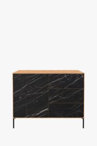 Lons 1 Door 3 Drawer Sideboard (Stone)