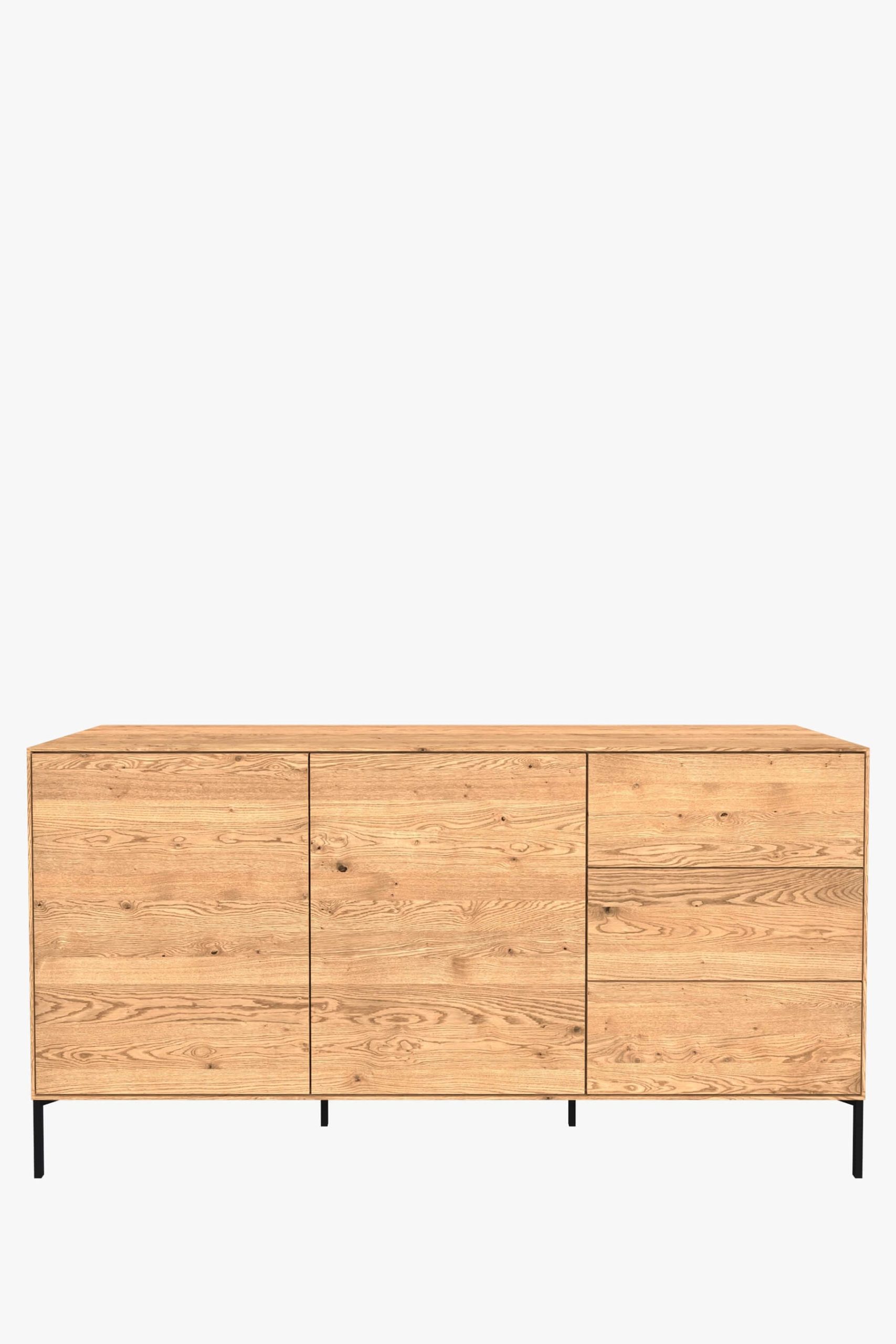 Helga 2 Door 3 Drawer Sideboard (Blonde Oiled Oak) - Main Image