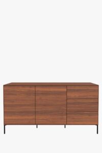 Lons 2 Door 3 Drawer Sideboard (Walnut)