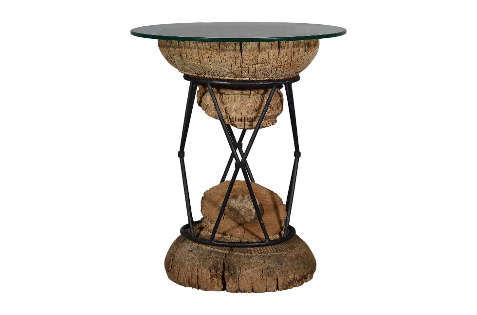 Occasional - Accent Table With Glass Top 0045 - Main Image
