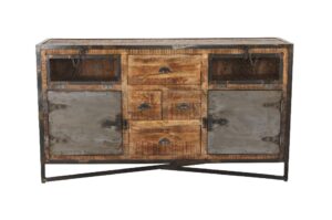 Evesham – Iron And Wood Sideboard