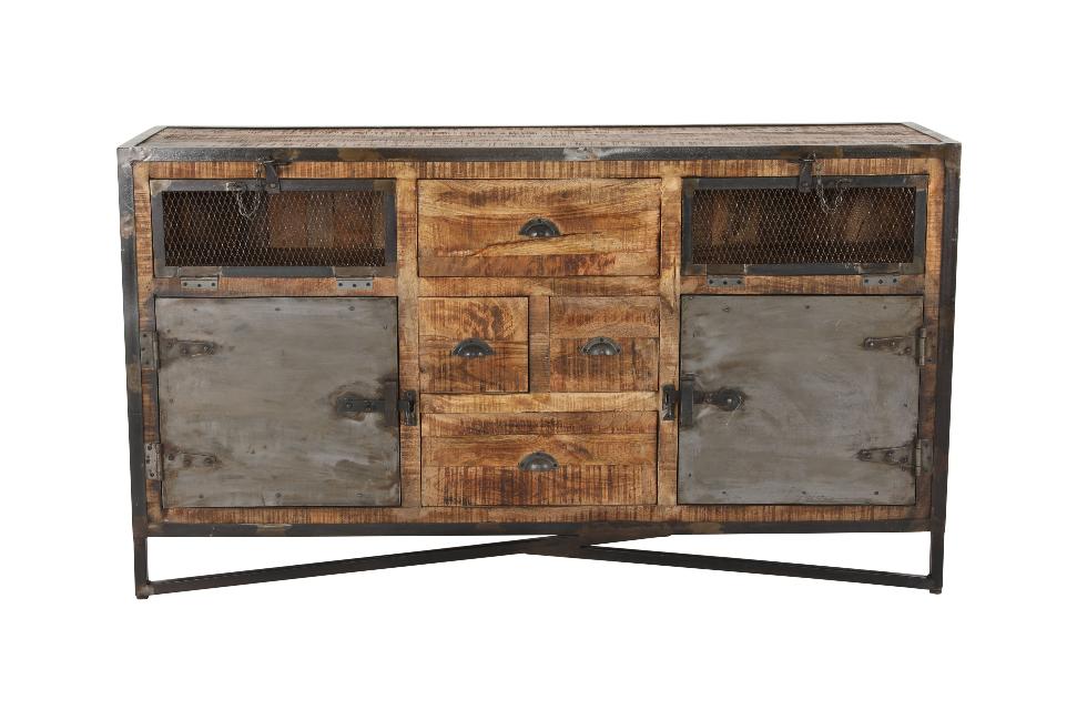 Occasional - Iron And Wood Sideboard - Main Image