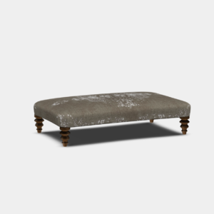 Jacaranda Curved Plain Footstool