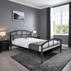 Crowther – Jupiter Black | Premier metal beds | 50018