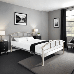 Crowther – Jupiter Chrome | Premier metal beds | 50019