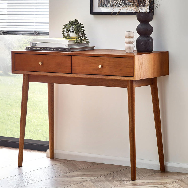 Lowry Writing Desk With 2 Drawers - Main Image