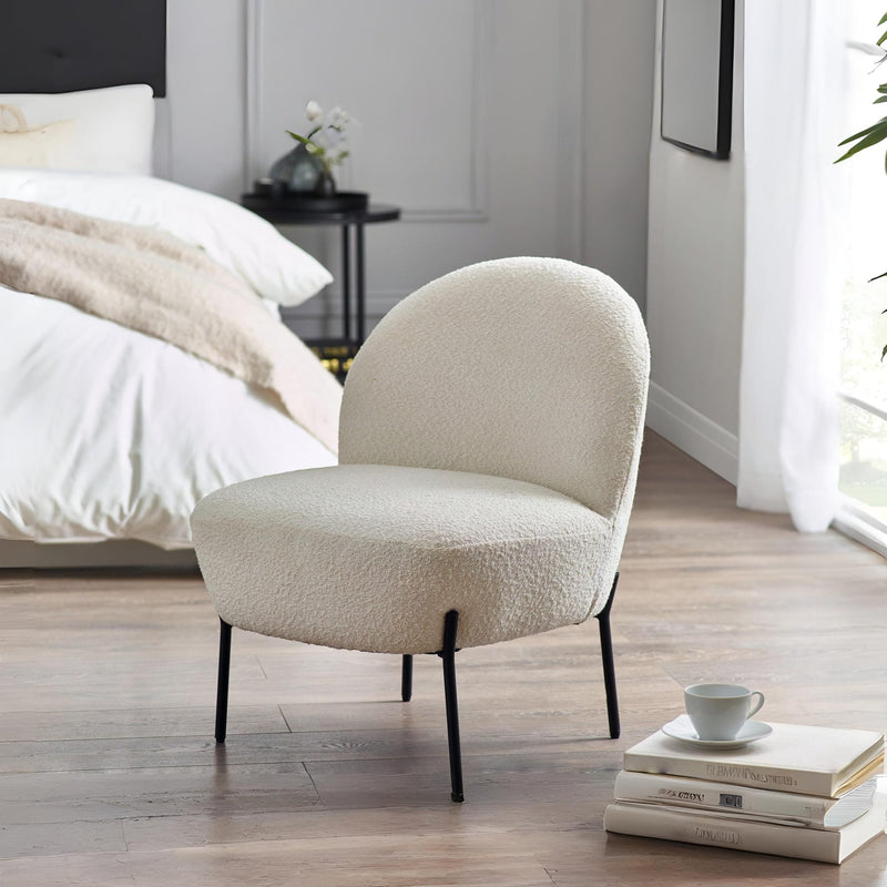 Lulu Boucle Accent Chair - Main Image