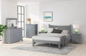 Crowther – Lipari Grey | Wooden Beds | 50060