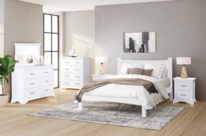 Crowther – Lipari White | Wooden Beds | 50060