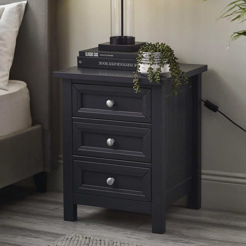 Maine 3 Drawer Bedside - Main Image