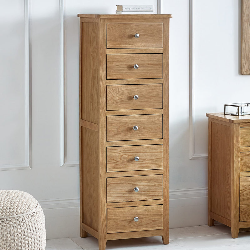 Mallory 7 Drawer Narrow Chest - Main Image