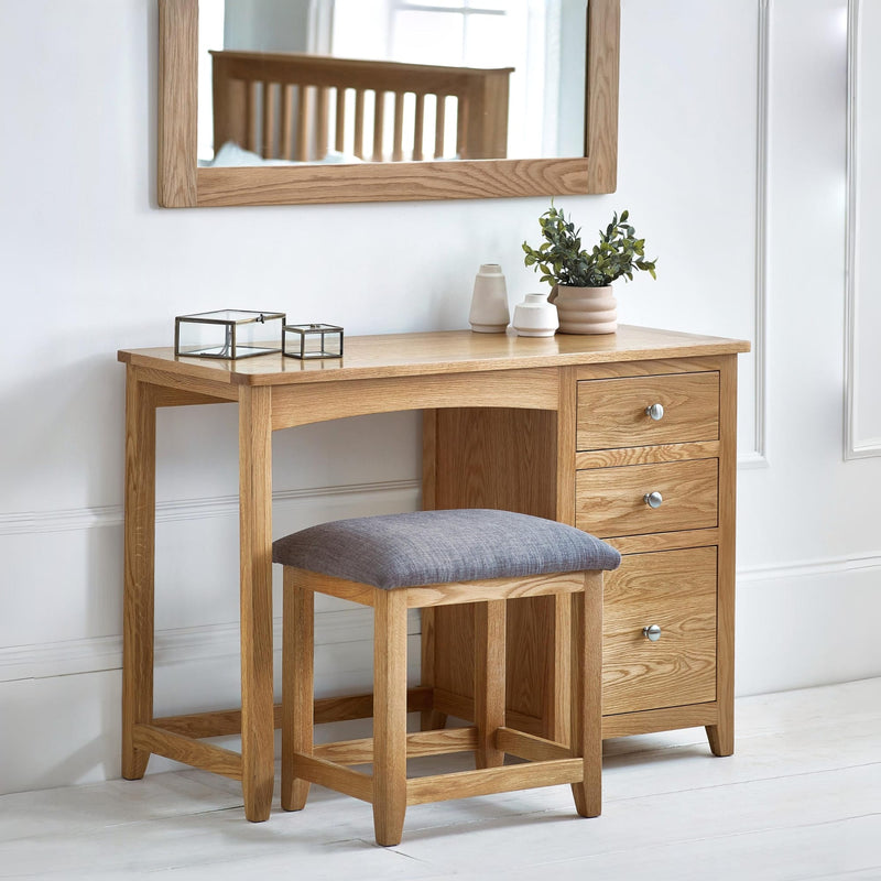 Mallory Single Dressing Table and Stool - Main Image
