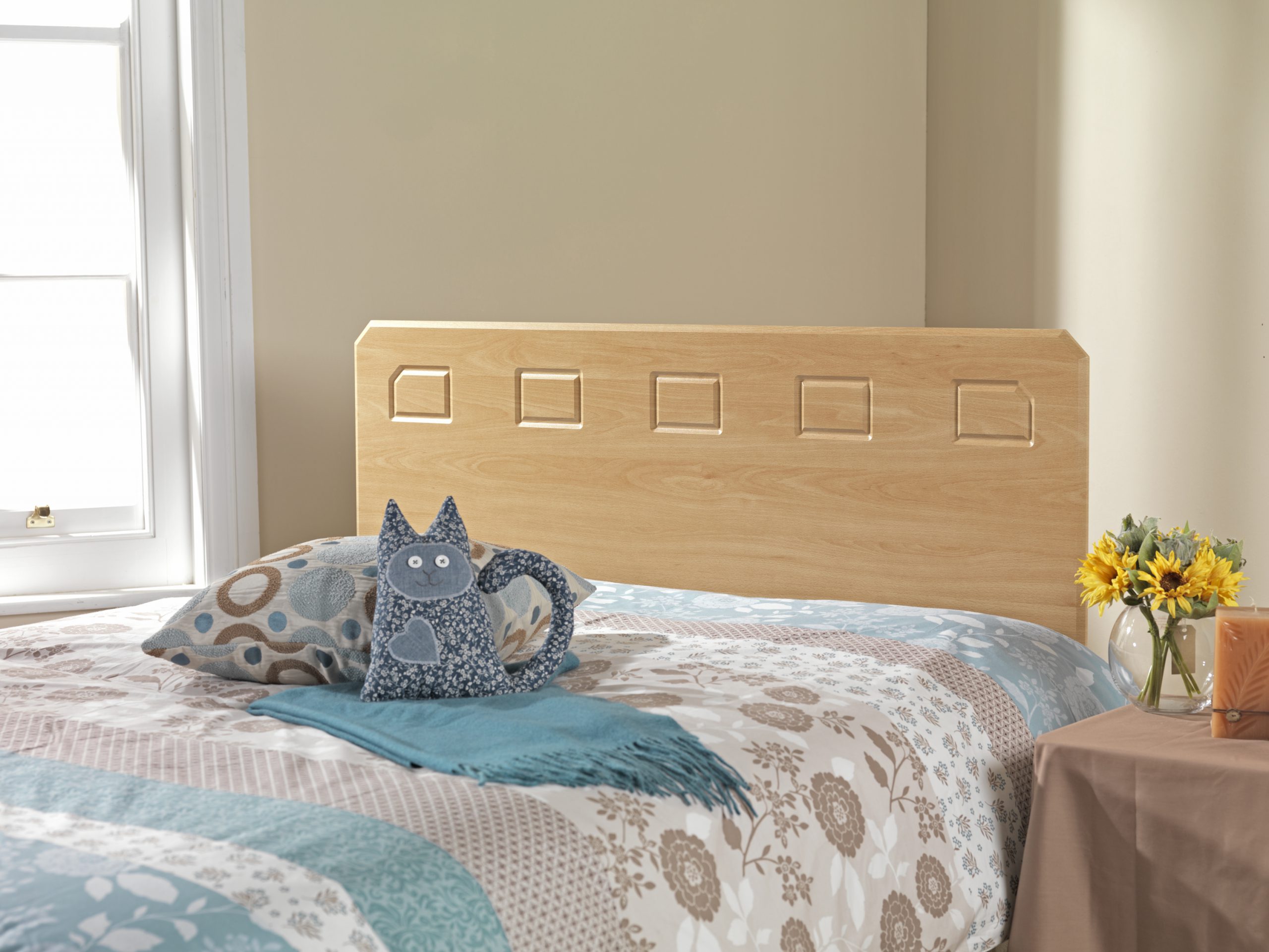Miami Beech | Beech Wooden headboards | 50068 Beech - Main Image