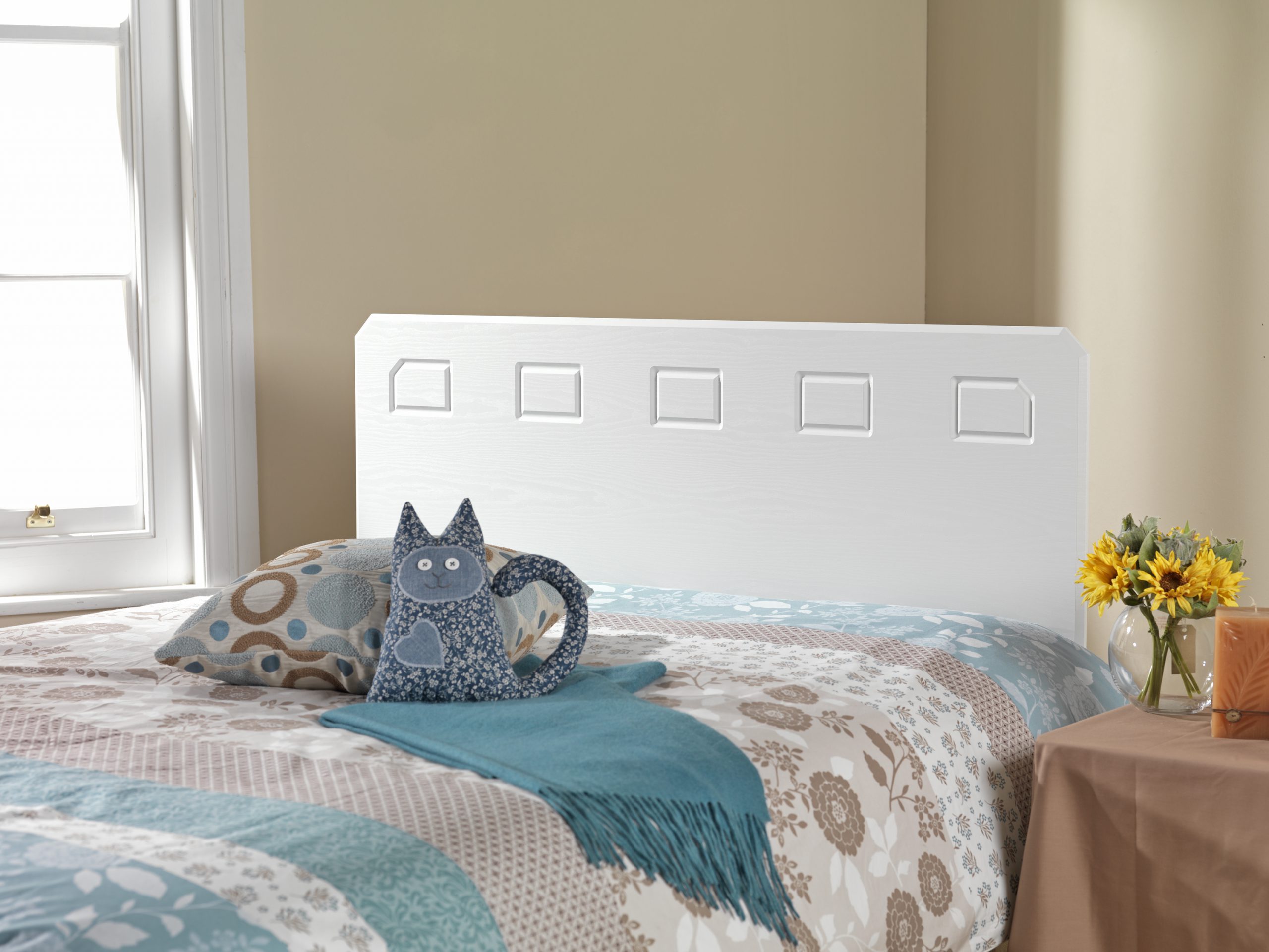 Miami White | White Wooden headboards | 50068 - Main Image