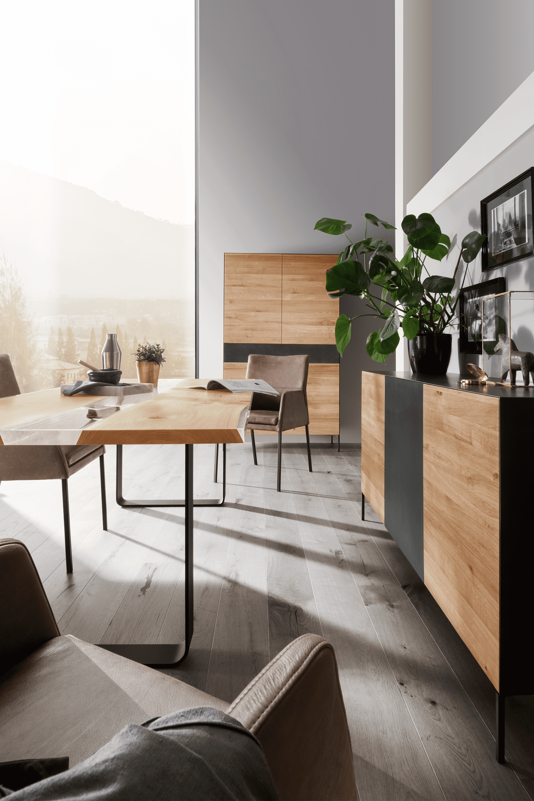 Ortello 4 Door 2 Drawer Bookcase - Main Image